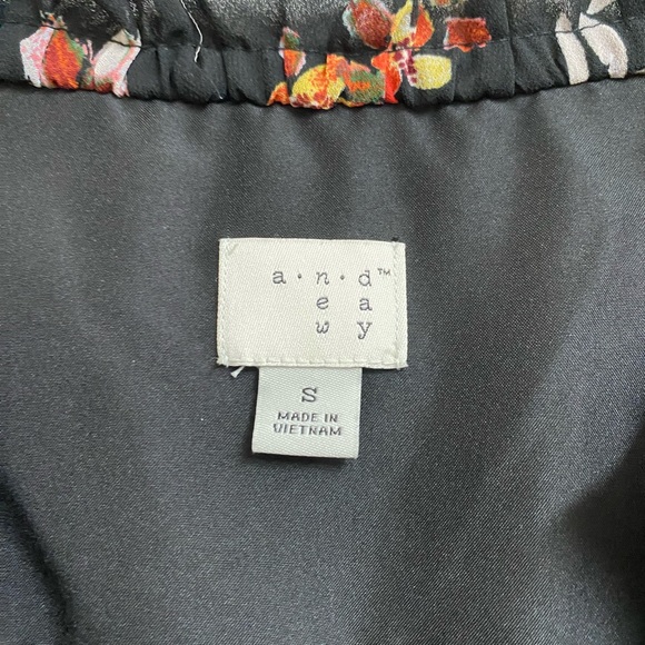 A new day Black Floral Sleeveless Dress - Picture 6 of 6